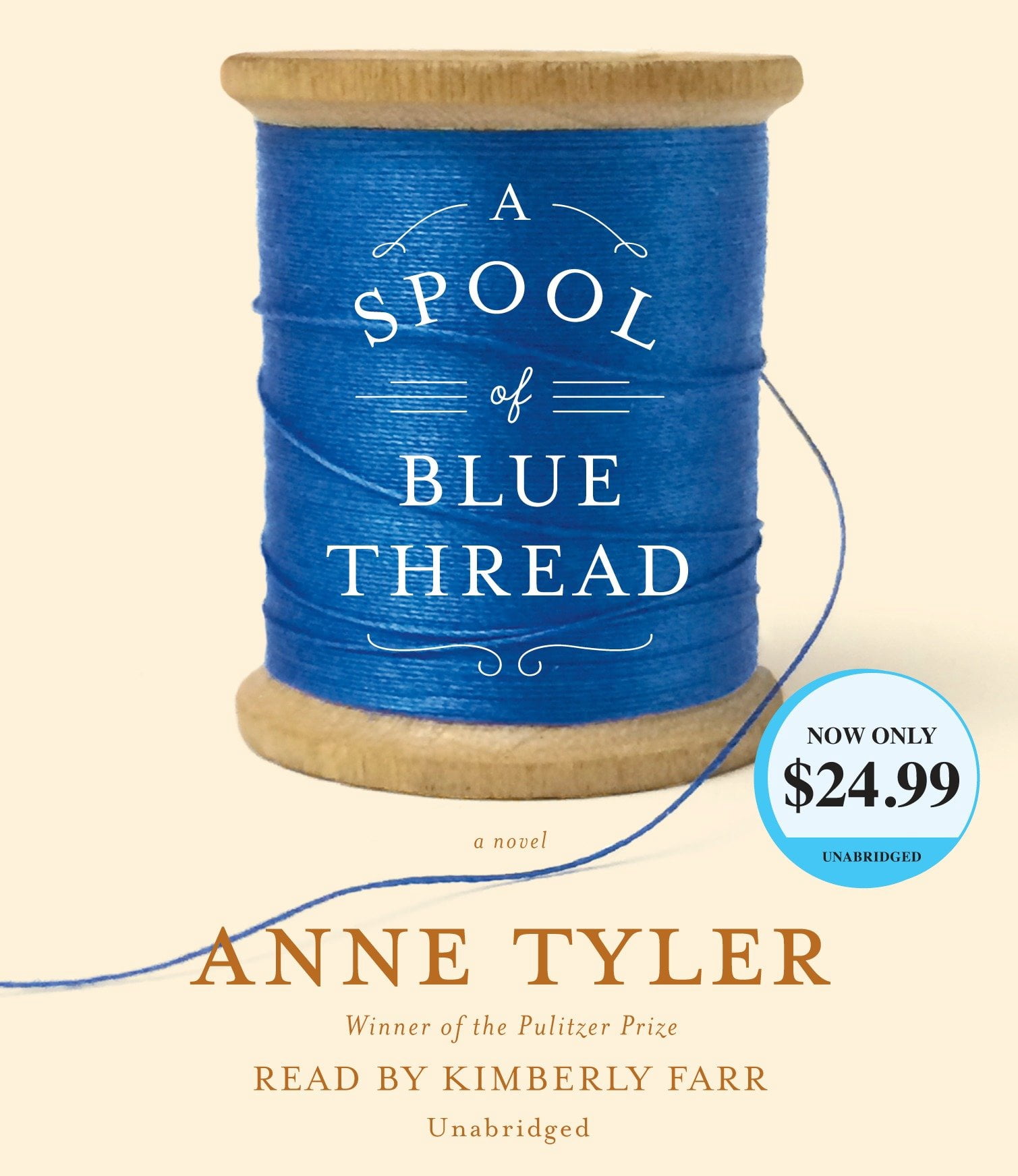 A Spool of Blue Thread : A novel (CD-Audio)