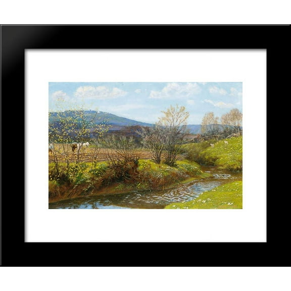A Spring Afternoon 20x24 Framed Art Print by Arthur Hughes