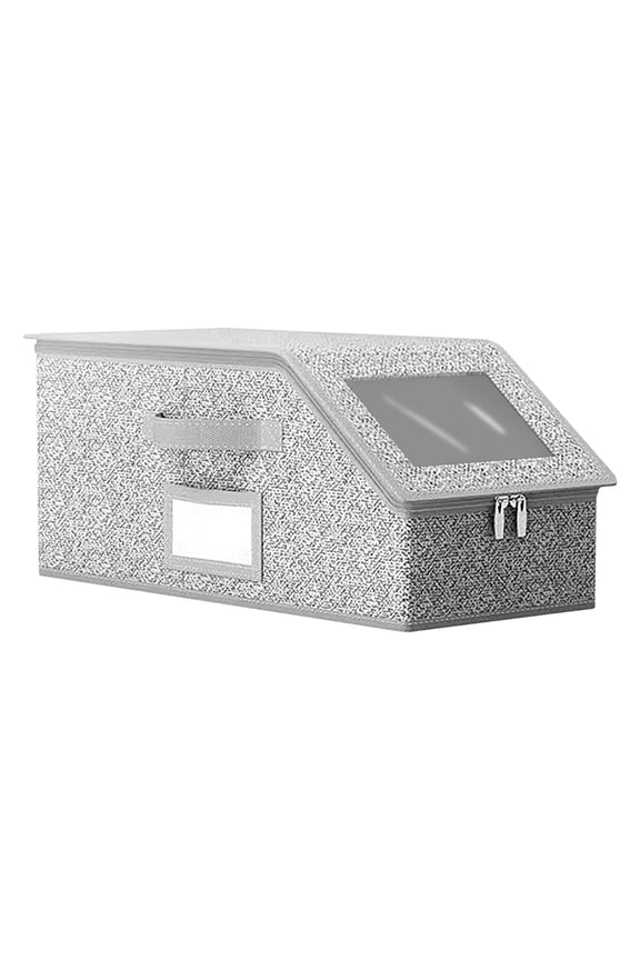 A Stackable Baseball Cap Storage Box, Non Woven Fabric Organizer for Hats