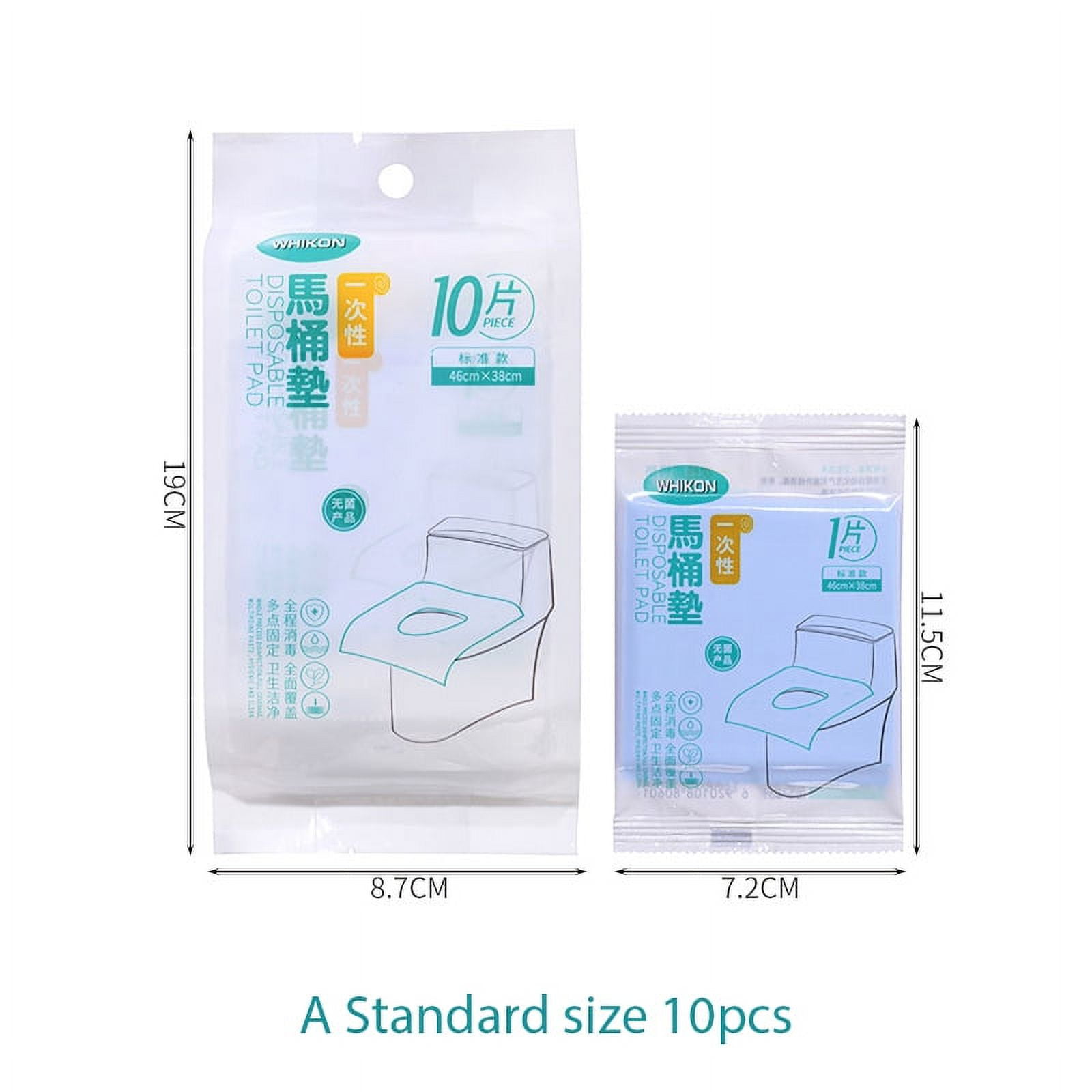(AStandard Size) 10pcs/Pack Toilet Seat Covers Disposable Paper