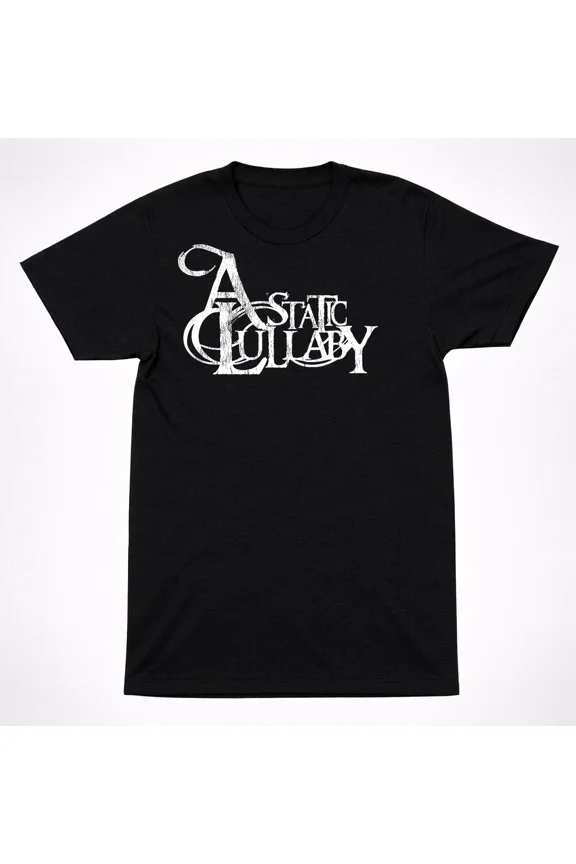 A Static Lullaby Script T-Shirt Post-Hardcore Screamo shirt emo Tee