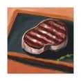 thumbnail image 1 of A Steak Supper Scene - Canvas, 1 of 25