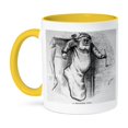 thumbnail image 1 of 3dRose, A Stocking Full of Santa Harpers Weekly Vintage Civil War, 15oz Two-Tone Yellow Mug, 1 of 3
