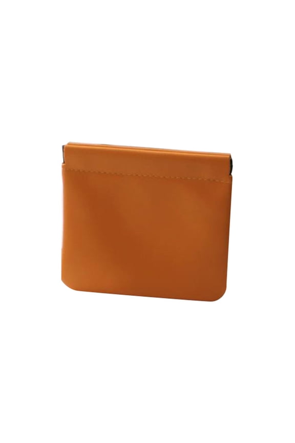 A Storage Bag Leather Personalized Snap Closure Leatherorganizer Leather Organizer Self Closing Pocket Cosmetic Bag for Cosmetic