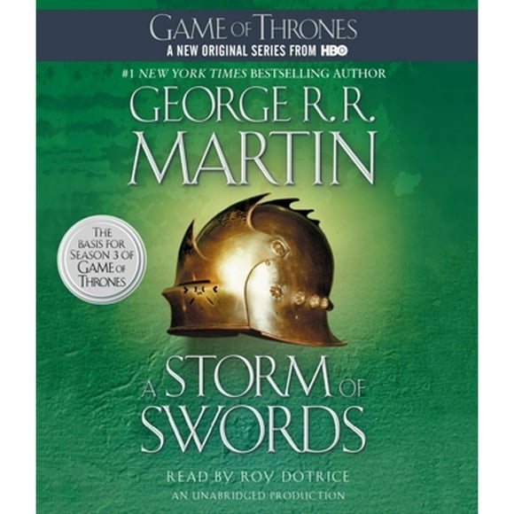 Pre-Owned A Storm of Swords: Song Ice and Fire: Book Three (Audiobook 9780449011904) by George R. Martin, Roy Dotrice