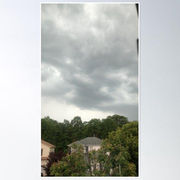 A Stormy Sky Poster Wall Art, Modern Wall Decor, 8x12 UNFRAMED