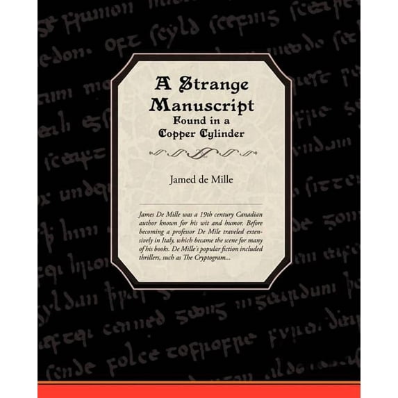 A Strange Manuscript Found in a Copper Cylinder (Paperback)