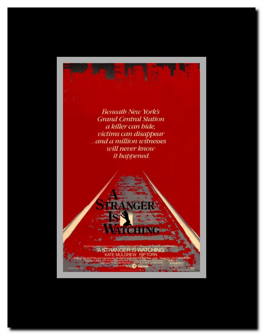 A Stranger Is Watching Framed Movie Poster