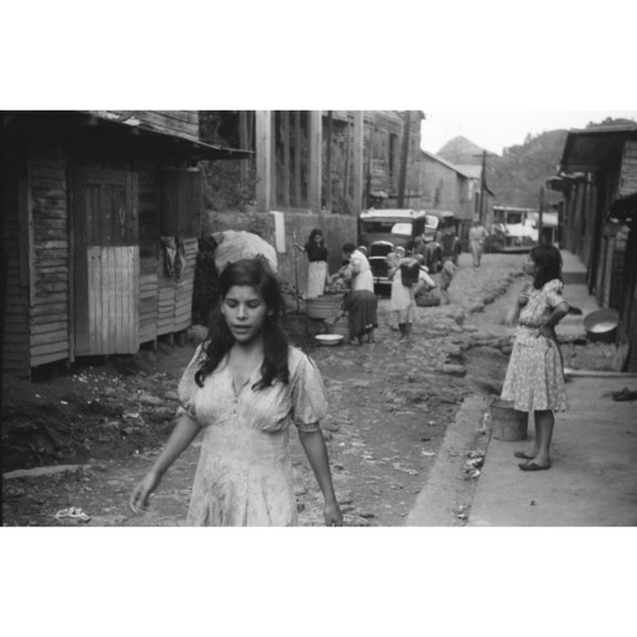 A Street In The Slum Area Of The Hill Town Of Lares History (24 x 18)