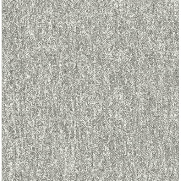 A-Street Prints Ashbee Dark Grey Tweed Wallpaper