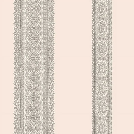 A-Street Prints Brynn Grey Paisley Stripe Wallpaper