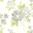 thumbnail image 1 of A-Street Prints Claressa Grey Floral Wallpaper, 20.5-in by 33-ft, 56.4 sq. ft, 1 of 3