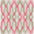 thumbnail image 1 of A-Street Prints Harbour Pink Geometric Wallpaper, 20.5-in by 33-ft, 56.4 sq. ft, 1 of 3