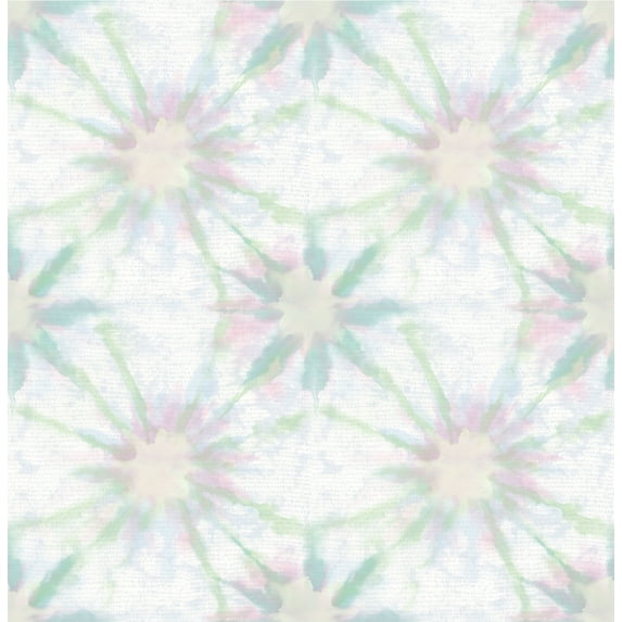 A-Street Prints Iris Green Shibori Wallpaper