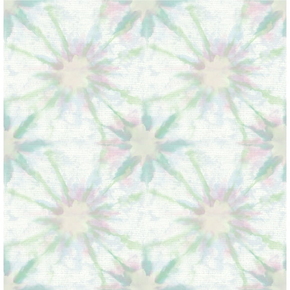 A-Street Prints Iris Green Shibori Wallpaper