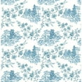 thumbnail image 1 of A-Street Prints Laure Blueberry Toile Wallpaper, 1 of 2