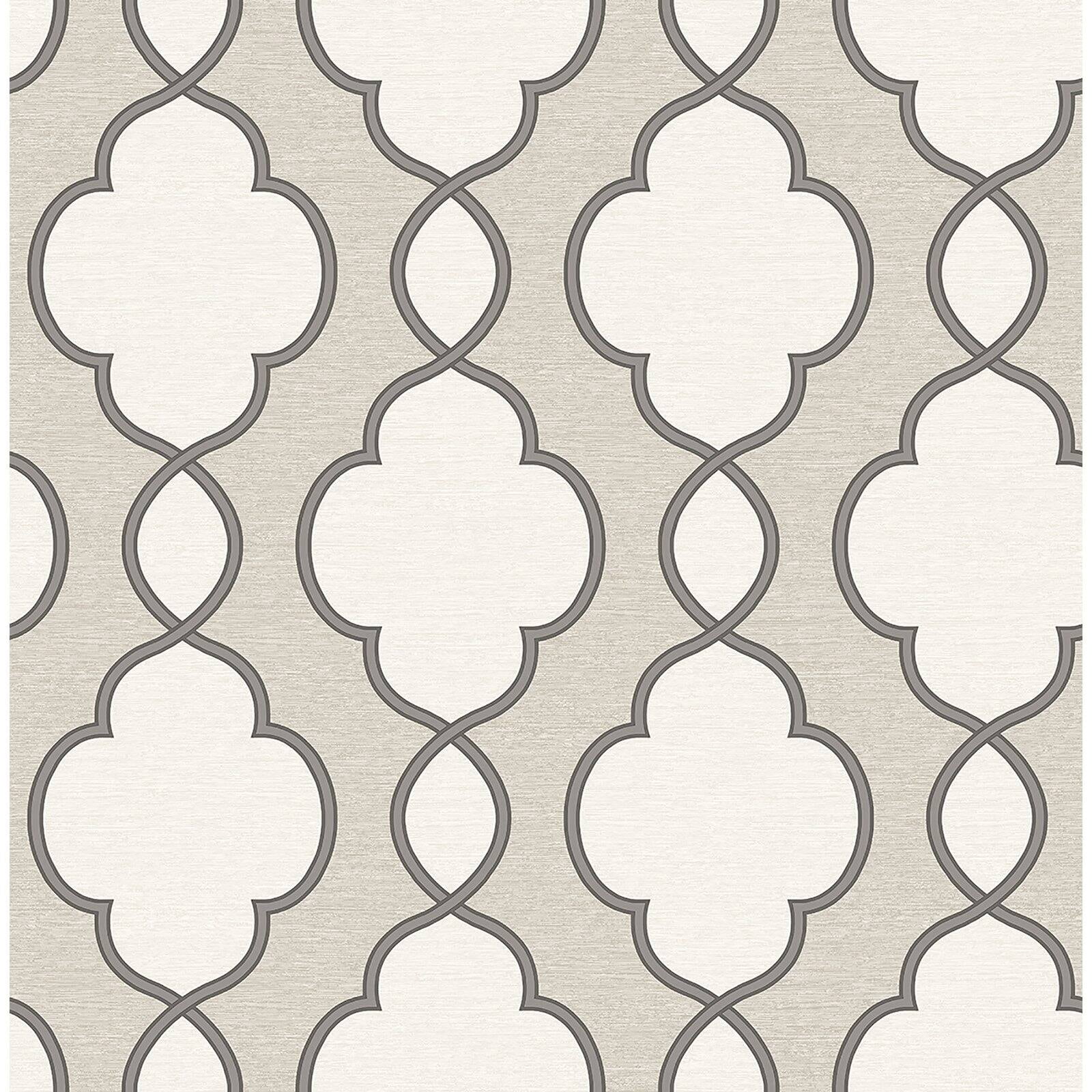 A - Street Prints Symetrie Structure Chain Link Wallpaper, 27-in by 33-ft, 74.25 sq. ft.