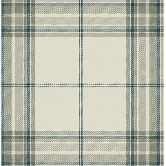 A-Street Prints Westley Moss Plaid Wallpaper