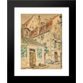 thumbnail image 1 of A Street Scene from Riga 20x24 Framed Art Print by Mstislav Dobuzhinsky, 1 of 2