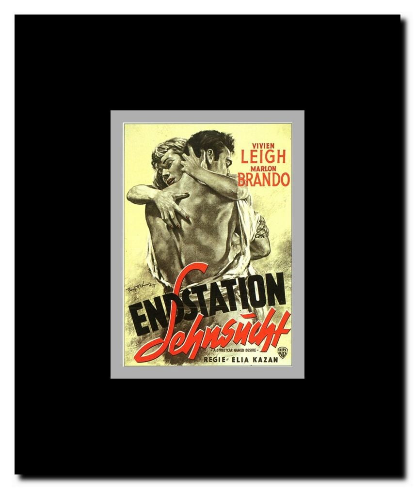 A Streetcar Named Desire Framed Movie Poster