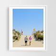 thumbnail image 1 of A Stroll Through the Dunes - Photography Beach Coastal Summer Seaside Boardwalk Beach House Scenic White Framed Wall Art Print 9 x 12 inches, 1 of 3