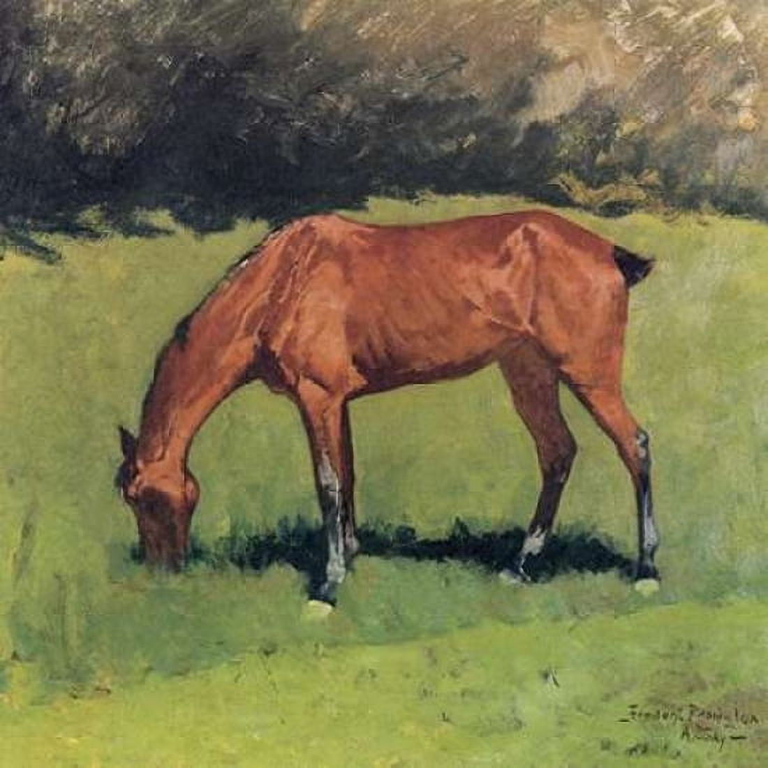 A Study Canvas Art - Frederic Remington (24 x 24)