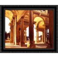 thumbnail image 1 of A Study of Architecture, Florence 23x20 Black Ornate Wood Framed Canvas Art by Sargent, John Singer, 1 of 2