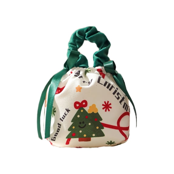 A Style A Christmas Eve Gift Bag For Apple Candy Handheld Drawstring — free download