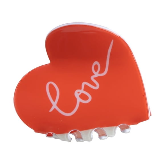 A Style A Heart Hair Clips With Unique Design, Lightweight Material And Suitable For Various Hairstyles And Outfits, 3.5X2.0X0.6In 0.07Lb