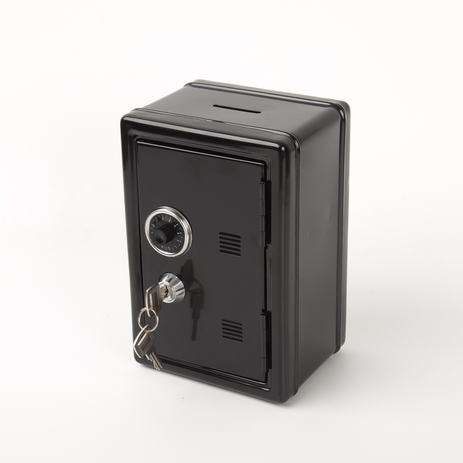 A Stylish Metal Safe With Dual Keys And A Password Lock Design ...