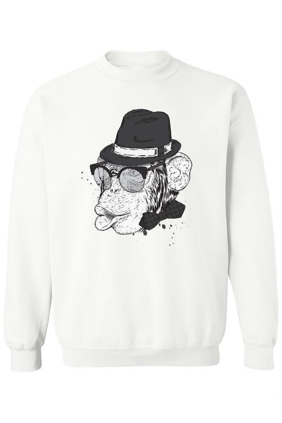 A Stylish Monkey Sweatshirt Women -Image by Shutterstock, Female XX-Large