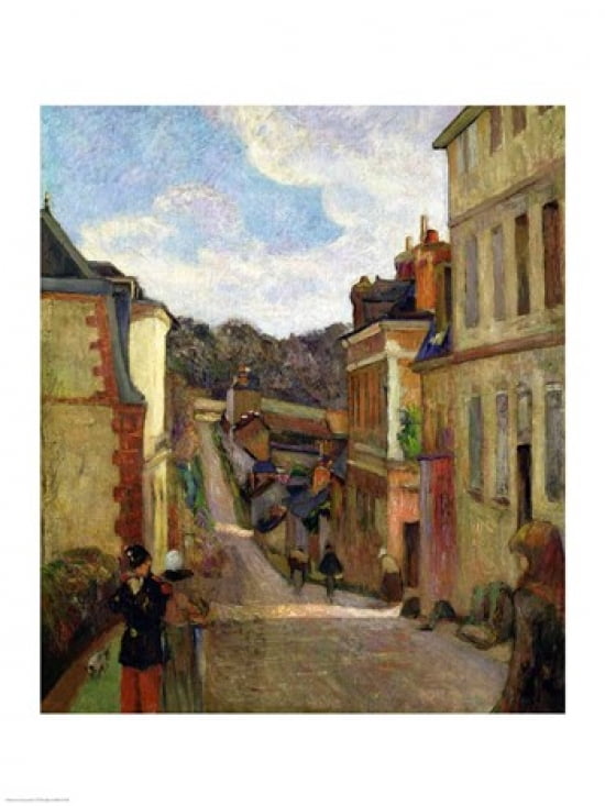 A Suburban Street 1884 Canvas Art - Paul Gauguin (18 x 24)