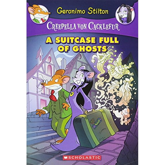 Pre-Owned A Suitcase Full of Ghosts (Creepella Von Cacklefur #7), 7: A Geronimo Stilton Adventure (Paperback) 0545746116 9780545746113