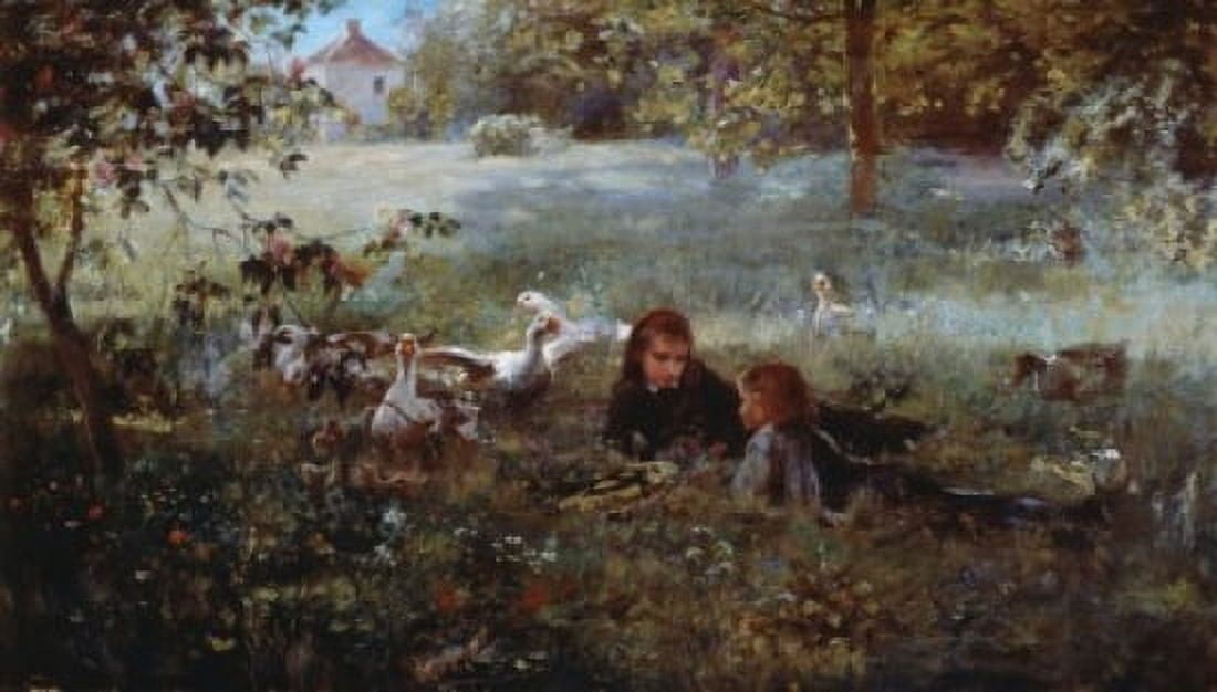 A Summer Afternoon Luigi Chialiva (1842-1914 Italian) Canvas Art - Luigi Chialiva (24 x 36)