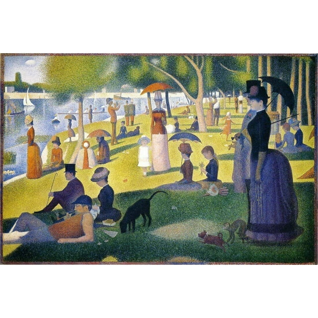 A Sunday On La Grande Jatte - CANVAS OR FINE PRINT WALL ART