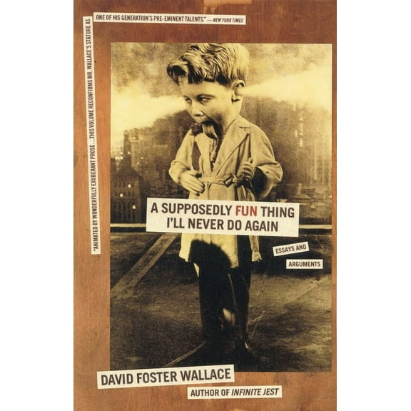 A Supposedly Fun Thing I'll Never Do Again: Essays and Arguments, (Paperback)