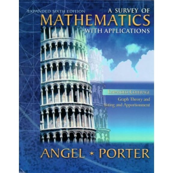 Pre-Owned A Survey of Mathematics with Applications: Expanded Sixth Edition Hardcover - USED