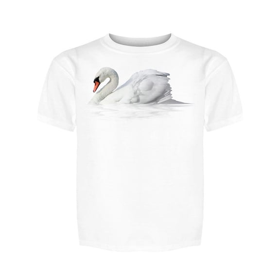 A Swan Bird Sitting Tee Girl's -Image by Shutterstock