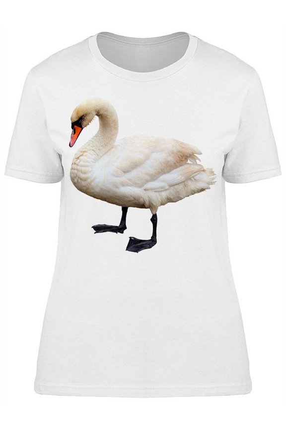 A Swan Looking Down T-Shirt Women -Image by Shutterstock, Female Large