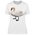 thumbnail image 1 of A Swan Looking Down T-Shirt Women -Image by Shutterstock, Female XX-Large, 1 of 2