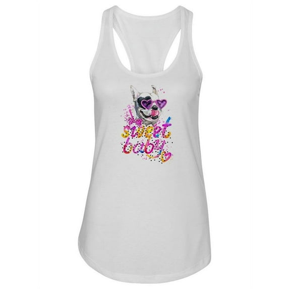 A Sweet Baby Dog Tank Women -Image by Shutterstock, Female Small