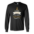 thumbnail image 1 of A Sweet Ending to a New Beginning Happy New Year Festive Unisex Adult Long Sleeve T-shirt-Black-medium, 1 of 4