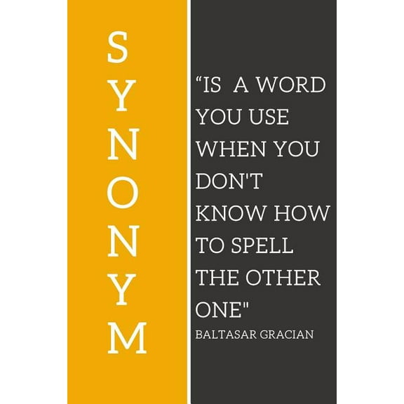 A Synonym (Paperback)