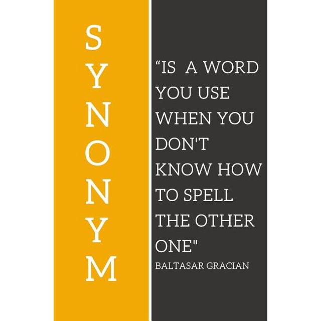 A Synonym (Paperback)