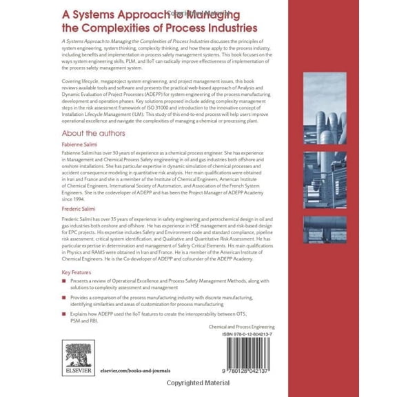 Pre-Owned A Systems Approach to Managing the Complexities of Process Industries [Paperback] Salimi, Fabienne-Fariba and Salimi, Frederic