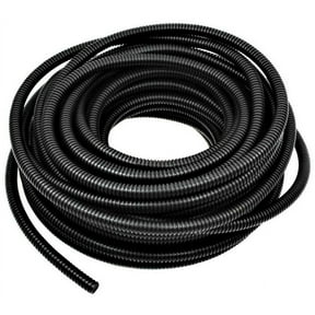 A/T 100 FT 1/4" SPLIT WIRE LOOM CABLE CONDUIT POLYETHYLENE TUBING 100 FEET 1/4