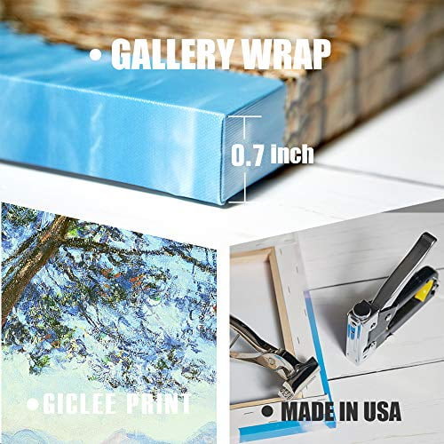 A&T ARTWORK The Esterel Mountains 1888 by Claude Monet The World Classic Art Reproductions, Giclee Canvas Prints Wall Art for Home Decor,24x30 inches