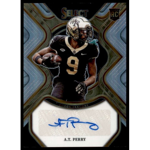 A.T. Perry Rookie Card 2023 Select Draft Picks Rookie Signatures Prizms #46