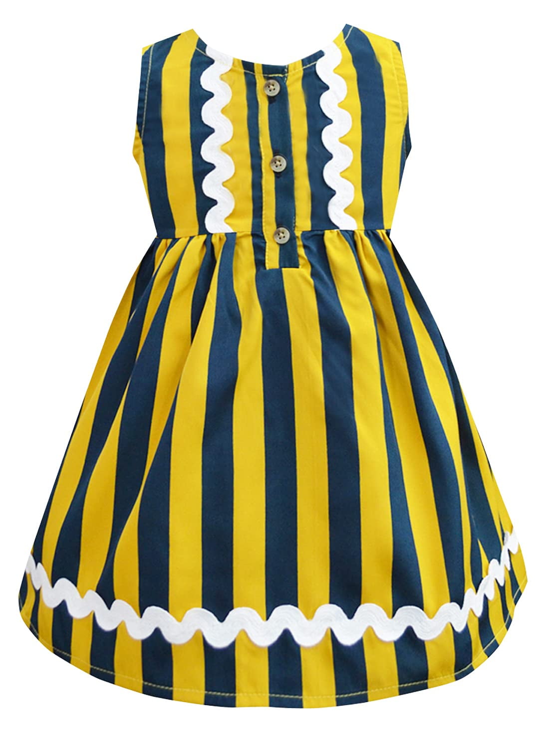 A.T.U.N. (All Things Uber Nice) Girl'S Polyester Fit And Flare Knee ...