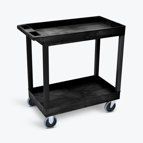 A-TO-Z SUPPLY EC11HD-B 32" x 18" Tub Cart - Two Shelves